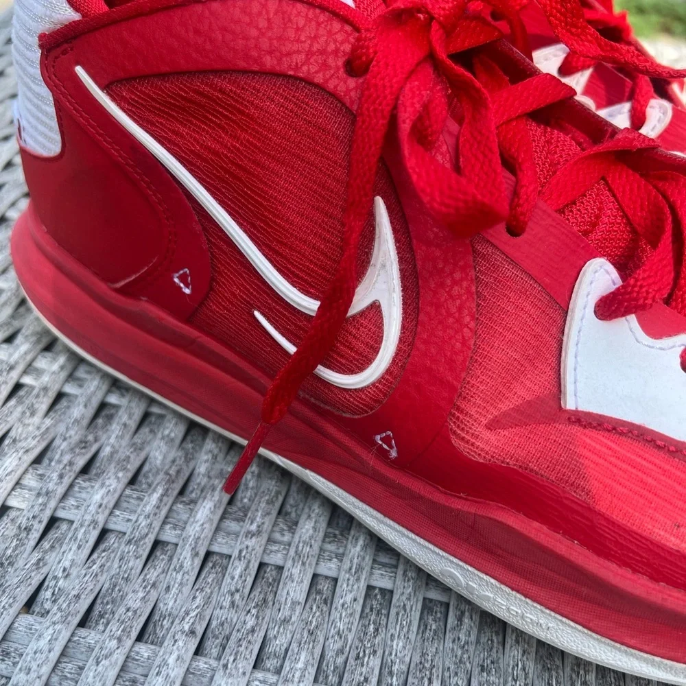 Nike Kyrie Low 5 University Red TB White Basketball Shoes Men 10